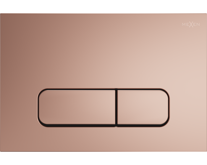 WC tlačítko k nádržce MEXEN FENIX 02 rose gold