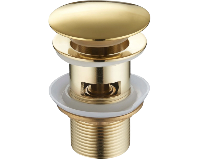 Výpusť click-clack s přepadem Mexen 79920 zlatá