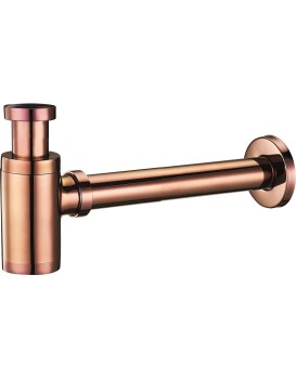 Sifon MEXEN pro umyvadla rose gold