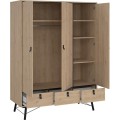 Šatní skříň Rainy 150 cm hickory Jackson
