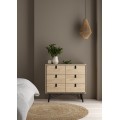 Komoda Rainy 102 cm se zásuvkami hickory Jacson