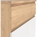 Botník Simplicitous 80 cm hickory Jackson/bílý