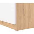Botník Simplicitous 80 cm hickory Jackson/bílý