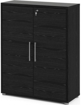 Kancelářská skříňka Office 89 cm černá