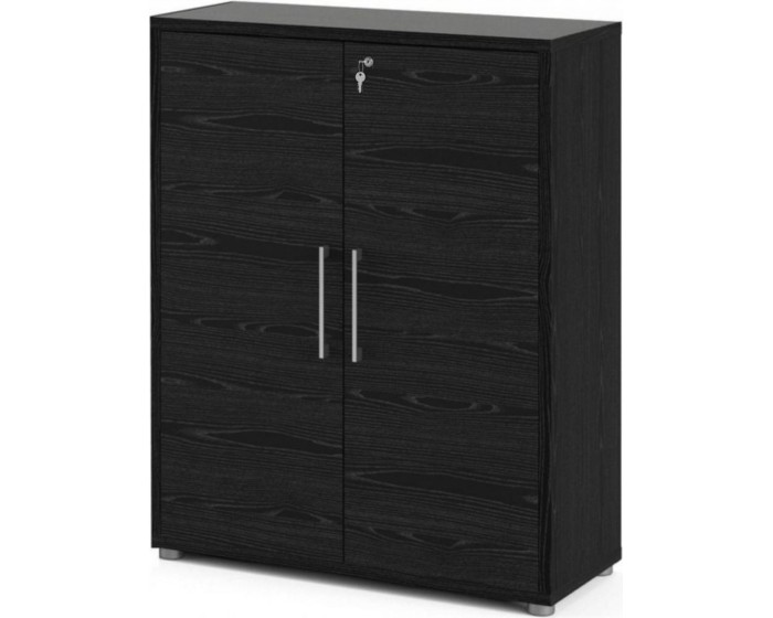 Kancelářská skříňka Office 89 cm černá
