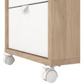 Kancelářský kontejner Sigaly 40 cm bílý/hickory Jackson