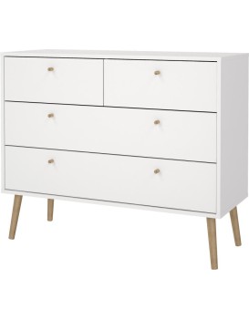 Komoda Boazy 98 cm bílá