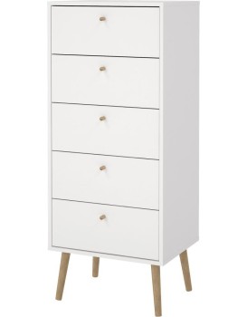 Komoda Boazy 50 cm bílá