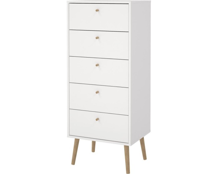 Komoda Boazy 50 cm bílá
