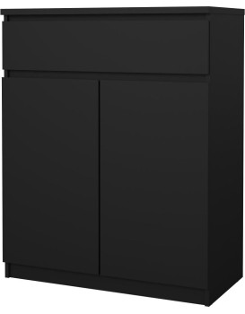 Komoda Simplicitous 234 80 cm černý mat