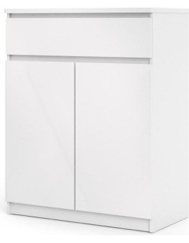 Komoda Simplicitous 234 80 cm bílý lesk