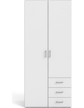 Šatní skříň Sida 77 cm bílá