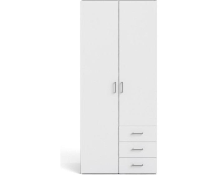 Šatní skříň Sida 77 cm bílá