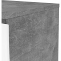 Komoda Simplicitous III beton/bílá lesk