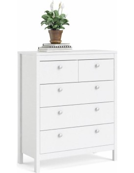 Komoda THREE REE 82 cm bílá