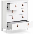 Komoda THREE REE 82 cm bílá