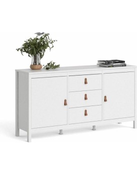 KOMODA TWO REE 151 cm bílá