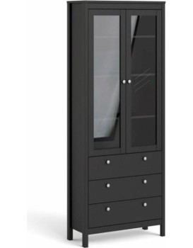 Vitrína Realty 78 cm černá