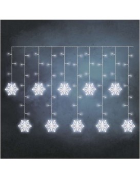 LED vánoční závěs Heter 135 x 50 cm studená bílá