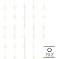 LED vánoční závěs Starky s časovačem 120 x 90 cm teplá bílá