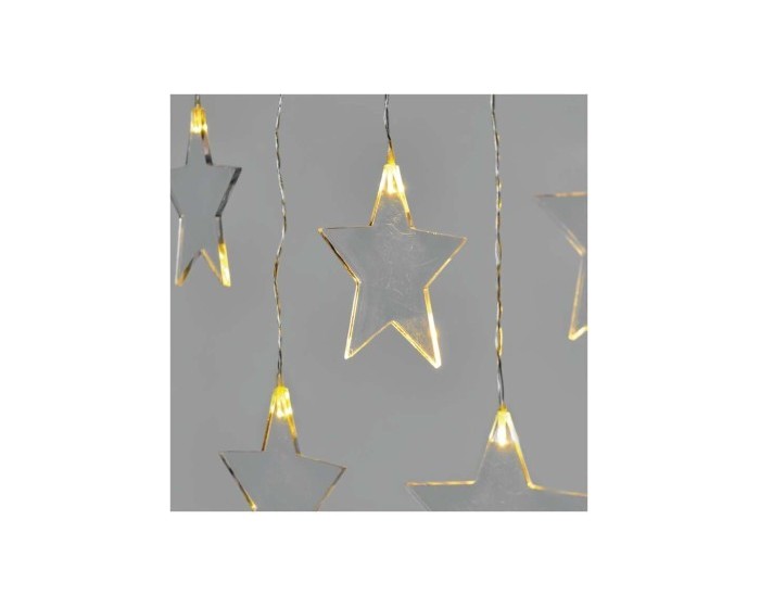 LED vánoční závěs Starlight 45 x 84 cm teplá bílá