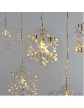 LED vánoční závěs Snowflakes 84 cm teplá bílá