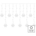 LED vánoční závěs Heter 135 x 50 cm studená bílá