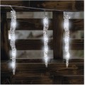 LED vánoční girlanda Icicles 3,6 m studená bílá