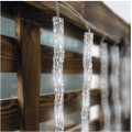 LED vánoční girlanda Icicles 3,6 m studená bílá