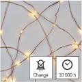Vánoční LED řetěz Nanos měděný s časovačem 10 m teplá bílá
