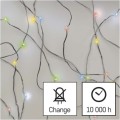 Vánoční LED řetěz Nanos vnitřní s časovačem 1,9 m vícebarevný