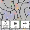 LED vánoční řetěz Steny s časovačem 8 m barevný