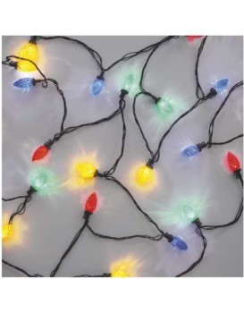 LED vánoční řetěz Bulbs 9,8 m vícebarevný