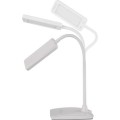 Stolní LED lampa Eddy bílá