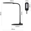 Stolní LED lampa Stella černá