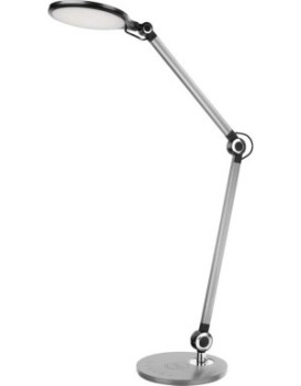 Stolní LED lampa Karen s bezdrátovým nabíjením černá