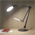 Stolní LED lampa Karen s bezdrátovým nabíjením černá
