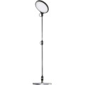 Stolní LED lampa Karen s bezdrátovým nabíjením černá