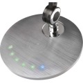 Stolní LED lampa Karen s bezdrátovým nabíjením černá