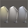 Stolní LED lampa Karen s bezdrátovým nabíjením černá