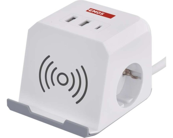 Prodlužovací kabel Daca se 2 zásuvkami 2 m Schuko bílý