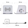 Prodlužovací kabel Daca se 2 zásuvkami 2 m Schuko bílý