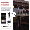 Světelný LED řetěz GoSmart 150 cm vícebarevný