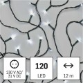 Vánoční LED světelný řetěz s časovačem Spirit 1200 cm studený bílý
