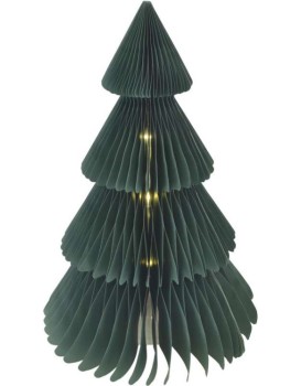 Vánoční LED světelná dekorace Sincere 30 cm zelená