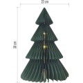 Vánoční LED světelná dekorace Sincere 30 cm zelená