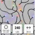 Vánoční LED světelný řetěz s časovačem Spirit 2400 cm vícebarevný