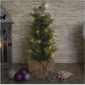 Vánoční světelný LED stromeček Skyla 50 cm zelený/teplý bílý