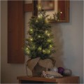Vánoční světelný LED stromeček Skyla 50 cm zelený/teplý bílý