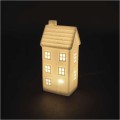 Vánoční světelná LED dekorace House 16 cm bílá